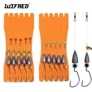 5pcs/lot Texas Rig Set For Bass Fishing Carolina rig Kit Fishing Tackle Fishhooks Carp Fishing Hair Rigs Ready Made boilie Bait
