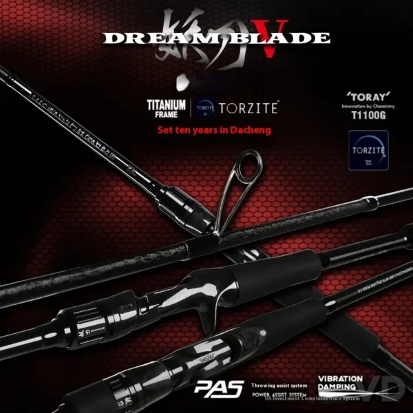 2025 Ewe Mx Demon Knife V Dream Blade Telescopic Two-Section Long-Range Professional Fishing Rod Weight 136g Fishing Equipment