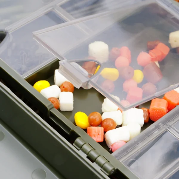 Hirisi Carp Fishing Organizer Box Portable Fishing Tackle Storage Organizer Magnetic Compartments Fishing Gear Accessories - Image 2
