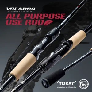 Soloking 30+40T Toray Carbon All-purpose X-XF Action Fuji Guide Spinning and Casting Bass Pike Fishing Rod