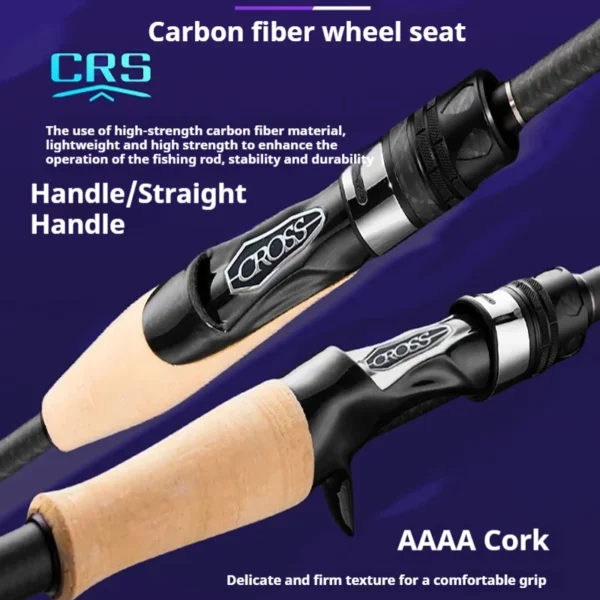 CRONY Black Crown 2 Single Tz 63g Ultra-Light And Ultra-Fast Competitive Fishing Rod With High Sensitivity. - Image 2