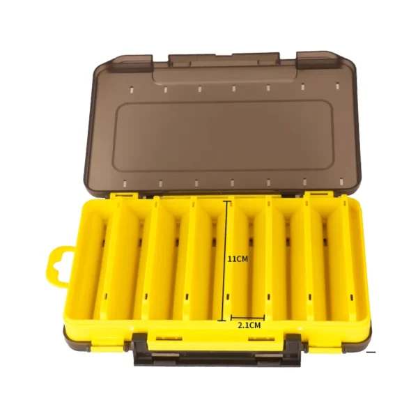 TAIYU Fishing Box Double Sided 14 Compartments Fishing Accessories Lure Hook Storage Case Fishing Tool organizer boxes - Image 5